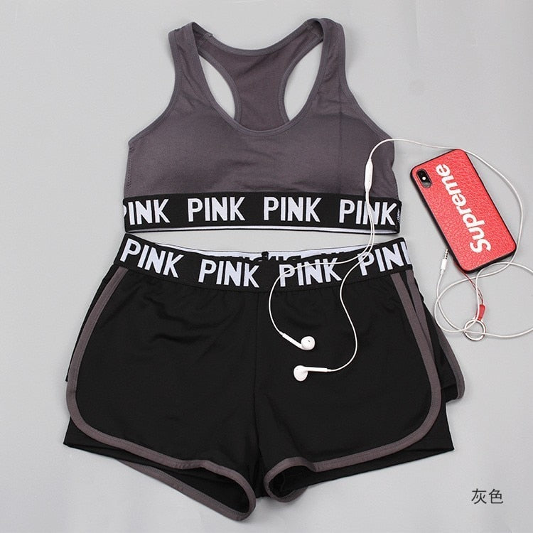 2020 new Gym Set Women Yoga Set Women Workout Clothes Gym Wear Jogging Sport Set Women Fitness Clothing Conjunto Sport Mujer
