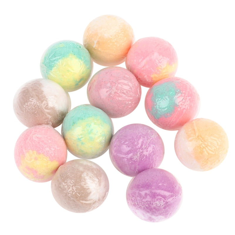 12pcs/set Mini Hand Bath Foot Spa Natural Mini Handmade Bathing Foot Spa Rich Essential Oils Bath Ball Foot Bath Ball
