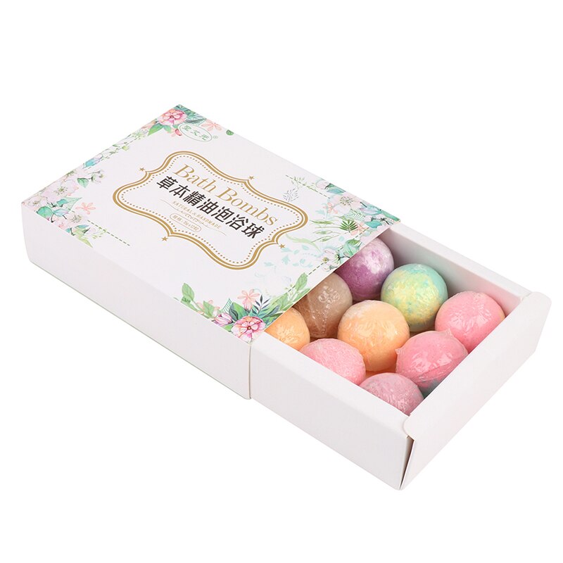 12pcs/set Mini Hand Bath Foot Spa Natural Mini Handmade Bathing Foot Spa Rich Essential Oils Bath Ball Foot Bath Ball