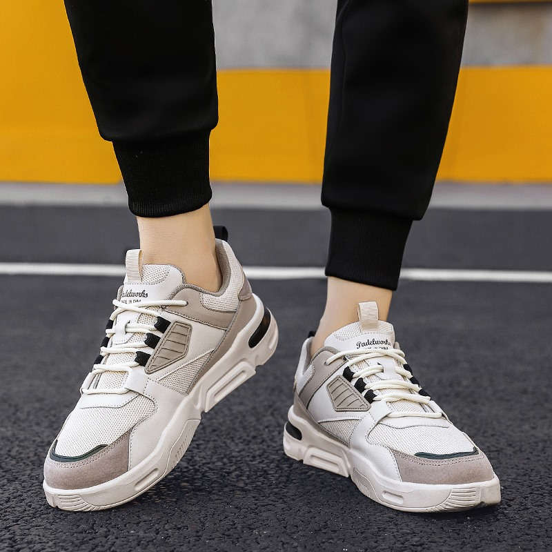 Soft Men's Sports Shoes Brands Branded Tennis Shoes Men's Trendy Shoose For Men Shockproof Air Sneakers Brand Massage Tennis