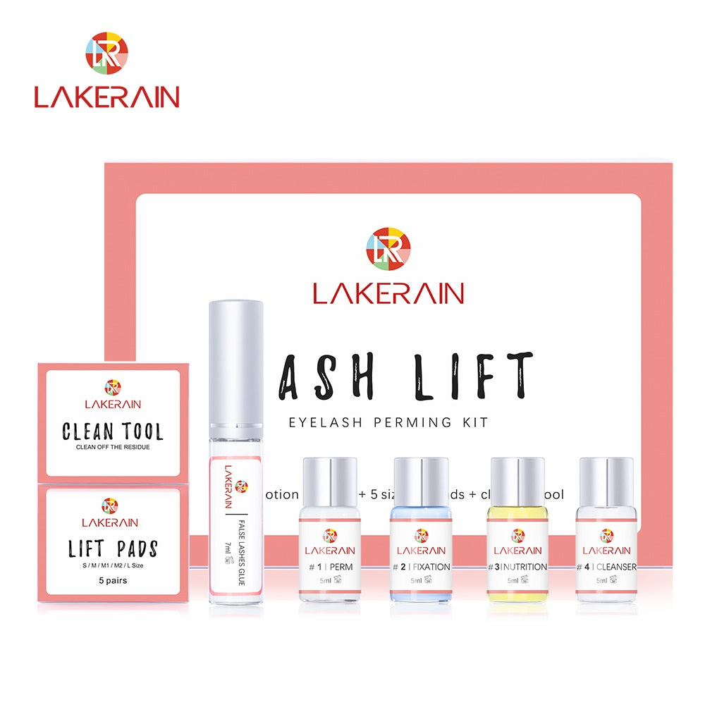 Lakerain New Lash Lift Kit Eyelash Lifting Lash Lifting Lashes Curl Eyelash Perm Eyelash Growth For Salon Home Use Dropship