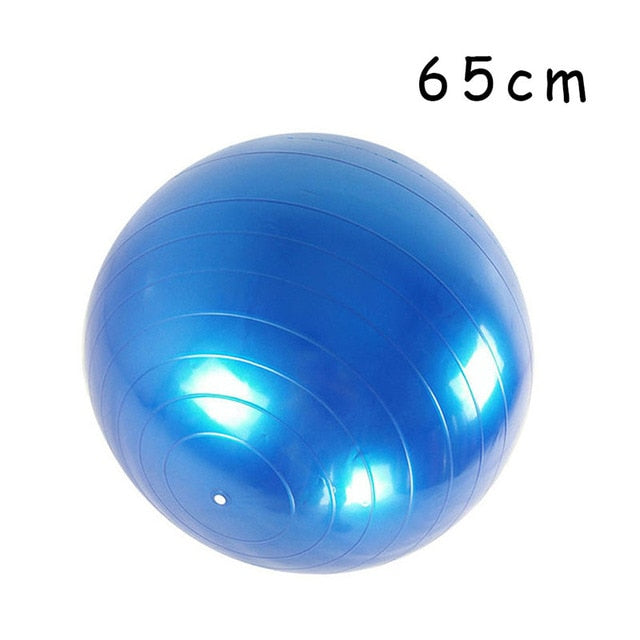 New PVC Fitness Yoga Ball Thickened Explosion-proof Exercise Home Gym Pilates Equipment Balance Ball 45cm/55cm/65cm/75cm/85cm