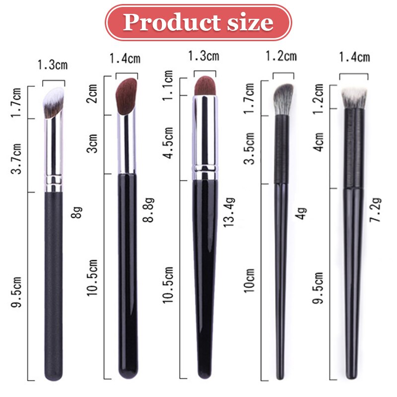 Face Concealer Brush Under Eye Concealer Brush Concealer Buffer Brush Mini Eyeshadow Detail Cosmetic Makeup Brush Tool