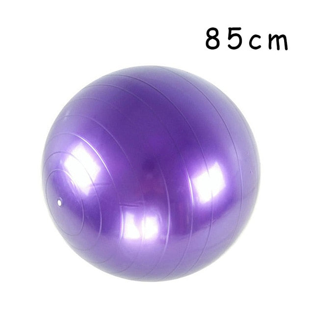 New PVC Fitness Yoga Ball Thickened Explosion-proof Exercise Home Gym Pilates Equipment Balance Ball 45cm/55cm/65cm/75cm/85cm
