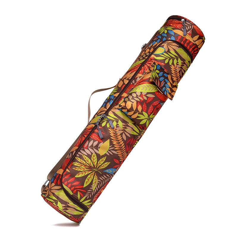 Printed Yoga Bag Yoga Mat Bag Men Women Sports Mat Bag Pilates Mat Backpack Fitness Dance Gym Mat Cover Sports Backpack