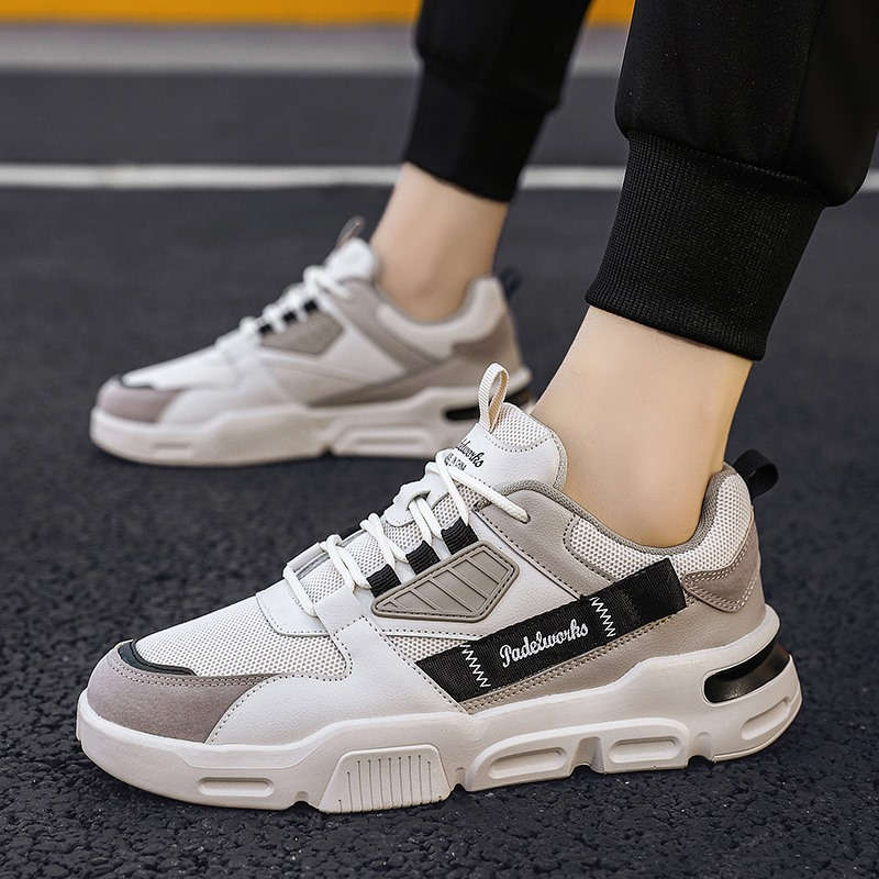 Soft Men's Sports Shoes Brands Branded Tennis Shoes Men's Trendy Shoose For Men Shockproof Air Sneakers Brand Massage Tennis