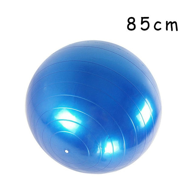New PVC Fitness Yoga Ball Thickened Explosion-proof Exercise Home Gym Pilates Equipment Balance Ball 45cm/55cm/65cm/75cm/85cm