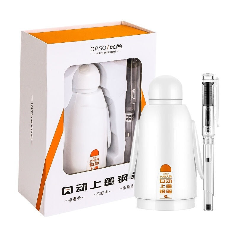 AUTOMATIC PEN Automatic Ink Pen Automatic Ink Fountain Pen Office Student Writing Practice Pen
