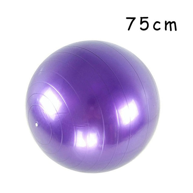 New PVC Fitness Yoga Ball Thickened Explosion-proof Exercise Home Gym Pilates Equipment Balance Ball 45cm/55cm/65cm/75cm/85cm