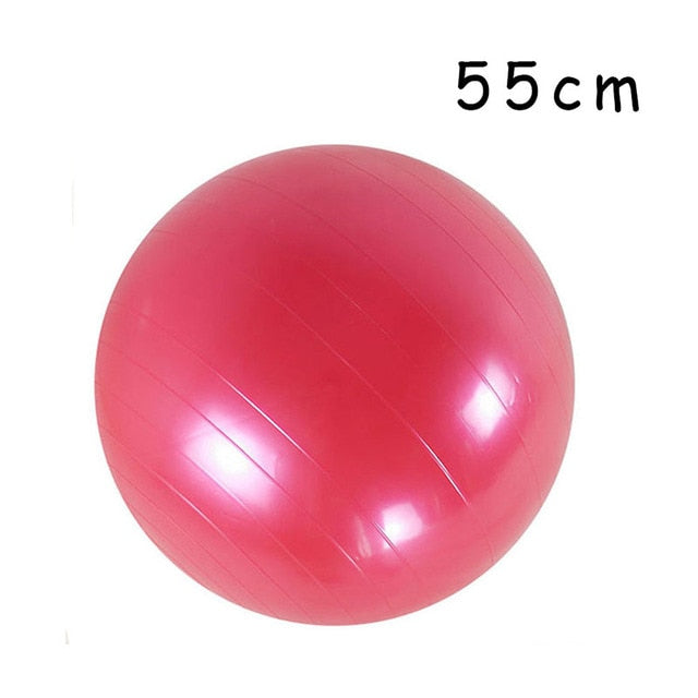 New PVC Fitness Yoga Ball Thickened Explosion-proof Exercise Home Gym Pilates Equipment Balance Ball 45cm/55cm/65cm/75cm/85cm