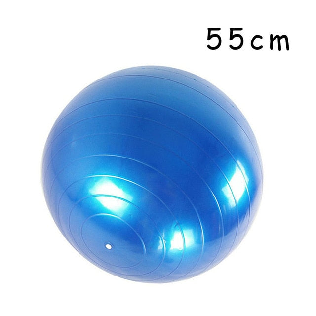 New PVC Fitness Yoga Ball Thickened Explosion-proof Exercise Home Gym Pilates Equipment Balance Ball 45cm/55cm/65cm/75cm/85cm