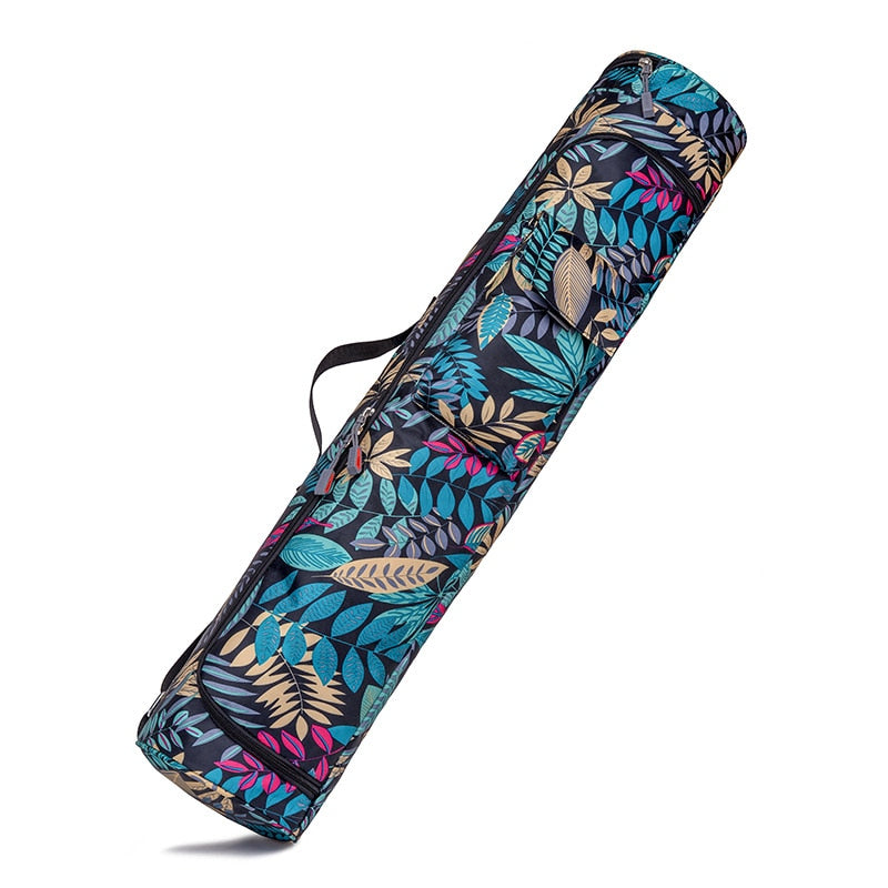 Printed Yoga Bag Yoga Mat Bag Men Women Sports Mat Bag Pilates Mat Backpack Fitness Dance Gym Mat Cover Sports Backpack