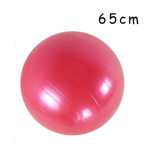 New PVC Fitness Yoga Ball Thickened Explosion-proof Exercise Home Gym Pilates Equipment Balance Ball 45cm/55cm/65cm/75cm/85cm