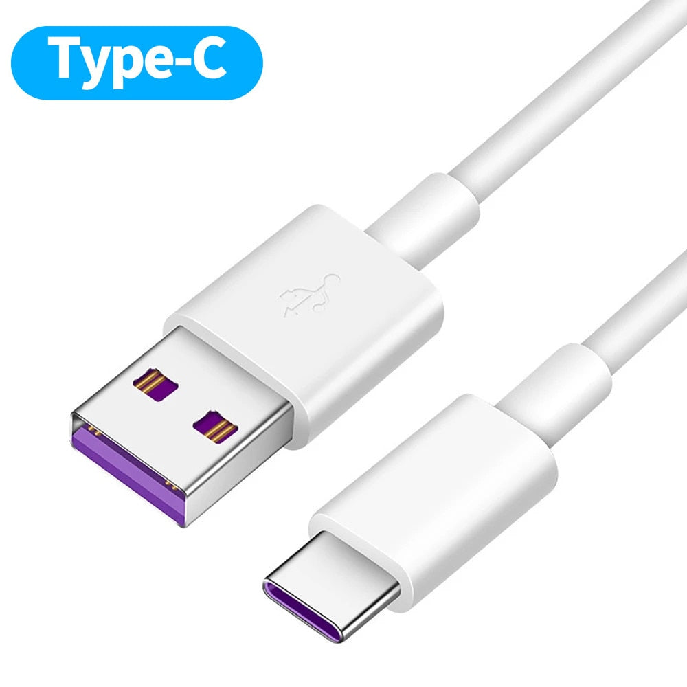 USB Type C Cable 5A Fast Charging Wire Mobile Phone Micro USB Wires Cable For Xiaomi mi 11 Samsung Type C Data Charge Cable Cord