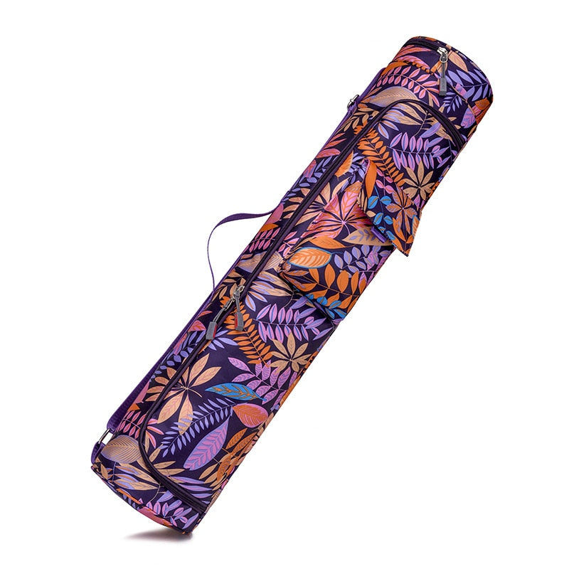 Printed Yoga Bag Yoga Mat Bag Men Women Sports Mat Bag Pilates Mat Backpack Fitness Dance Gym Mat Cover Sports Backpack