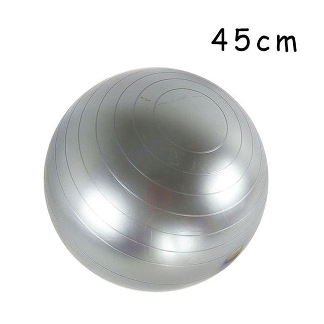 New PVC Fitness Yoga Ball Thickened Explosion-proof Exercise Home Gym Pilates Equipment Balance Ball 45cm/55cm/65cm/75cm/85cm