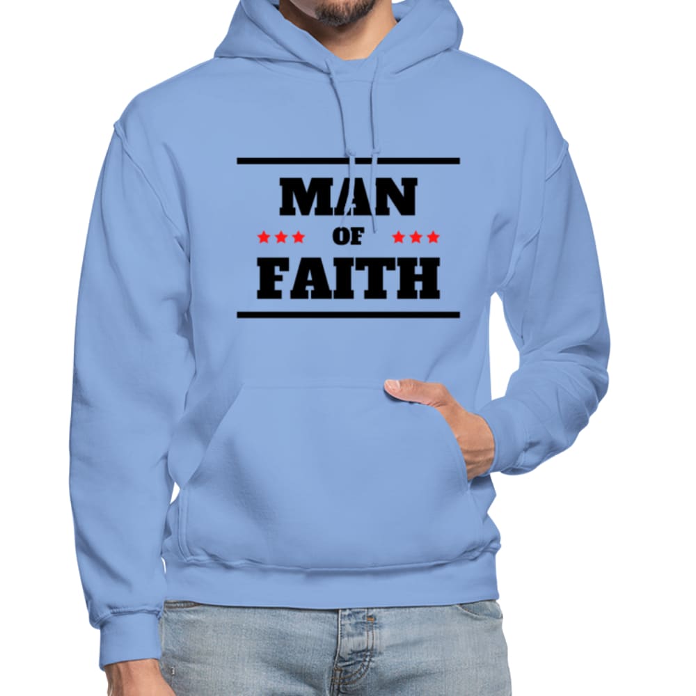 Uniquely You Mens Hoodie - Pullover Hooded Sweatshirt - Graphic/Man of Faith
