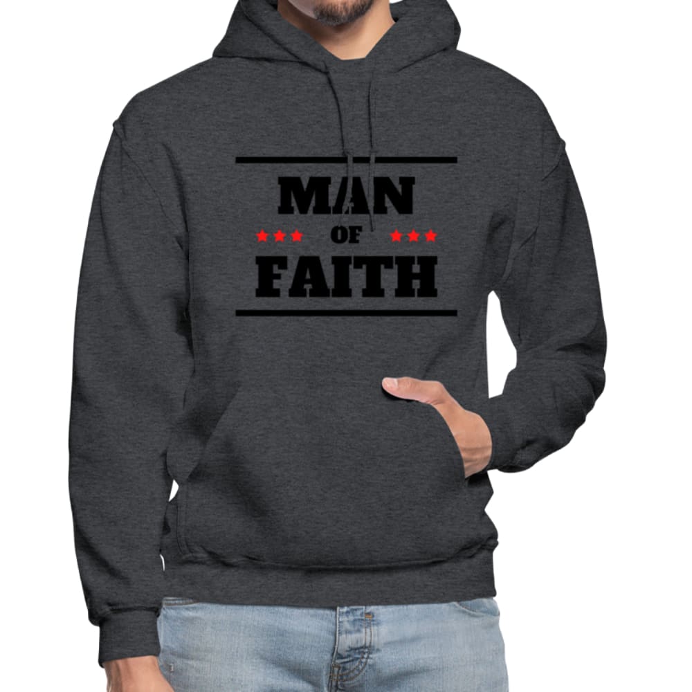 Uniquely You Mens Hoodie - Pullover Hooded Sweatshirt - Graphic/Man of Faith