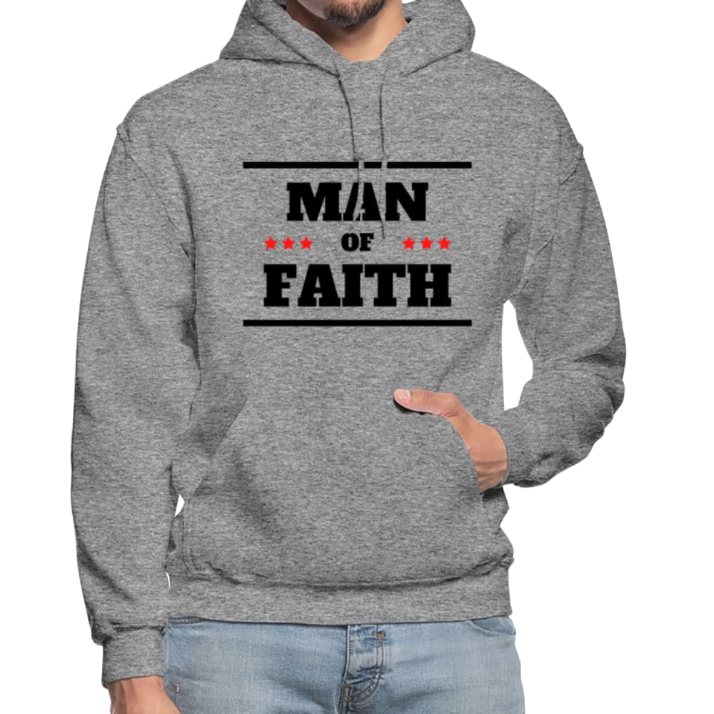 Uniquely You Mens Hoodie - Pullover Hooded Sweatshirt - Graphic/Man of Faith