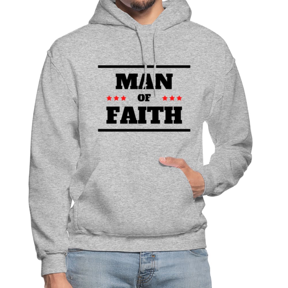 Uniquely You Mens Hoodie - Pullover Hooded Sweatshirt - Graphic/Man of Faith