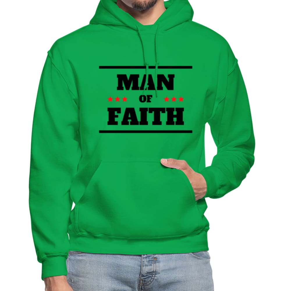 Uniquely You Mens Hoodie - Pullover Hooded Sweatshirt - Graphic/Man of Faith