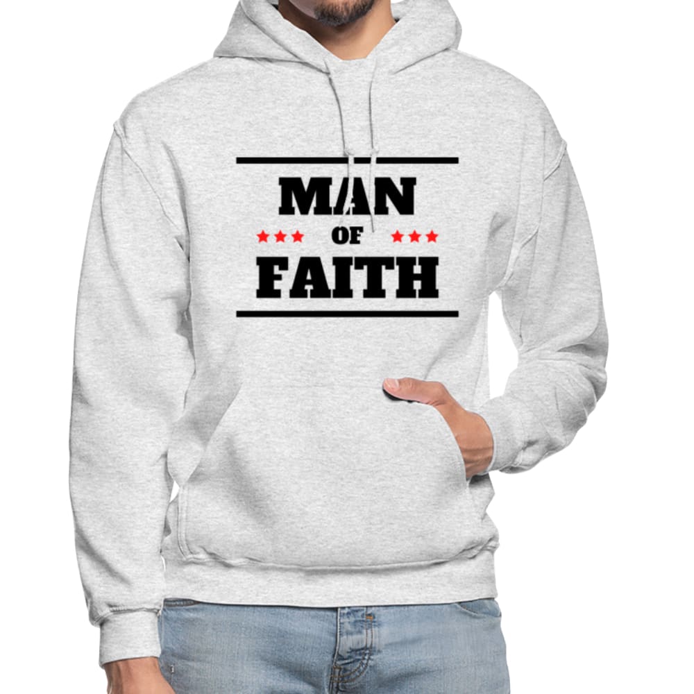 Uniquely You Mens Hoodie - Pullover Hooded Sweatshirt - Graphic/Man of Faith