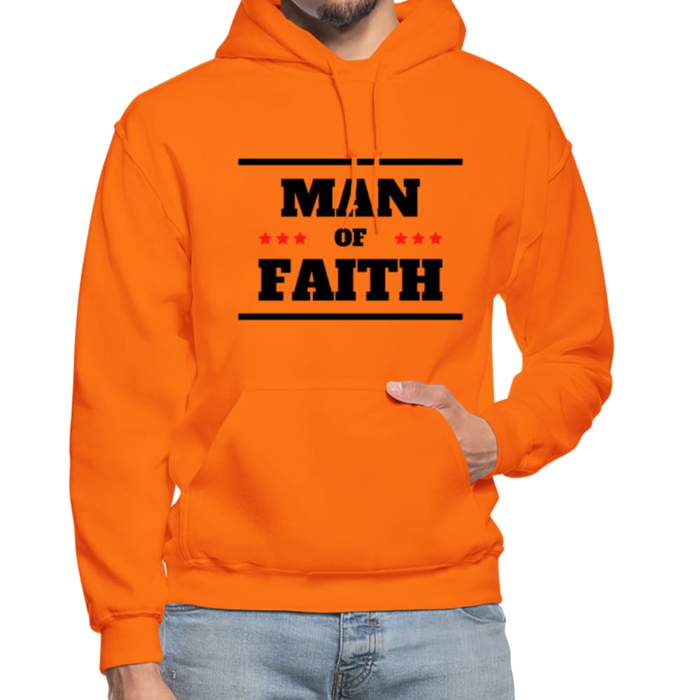 Uniquely You Mens Hoodie - Pullover Hooded Sweatshirt - Graphic/Man of Faith