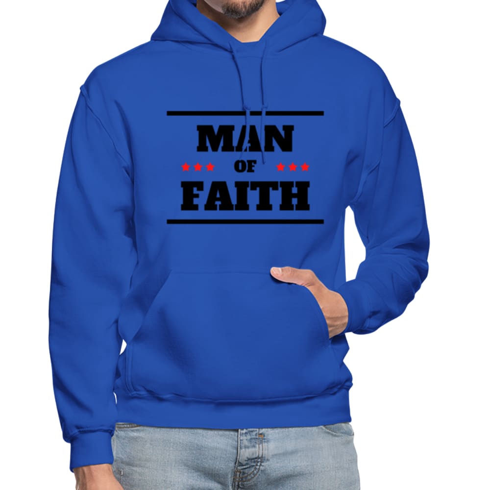 Uniquely You Mens Hoodie - Pullover Hooded Sweatshirt - Graphic/Man of Faith