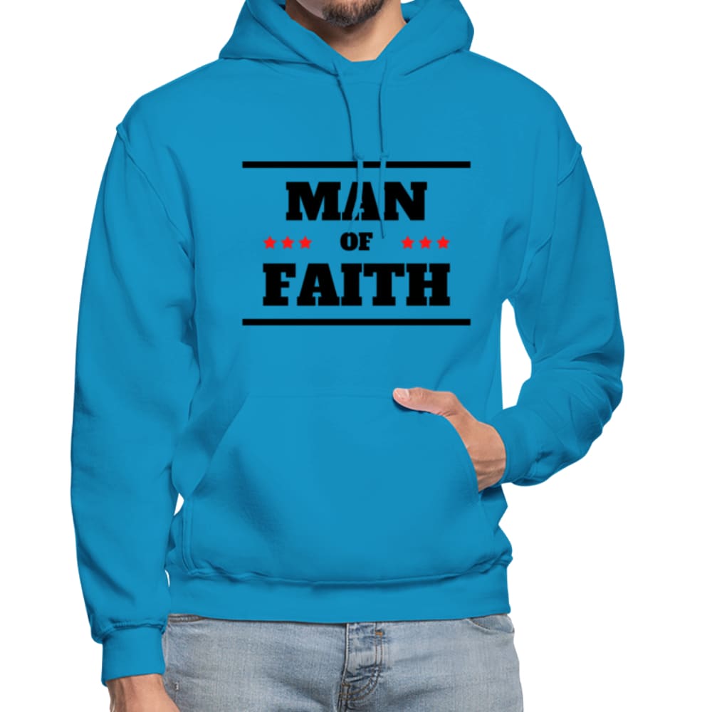 Uniquely You Mens Hoodie - Pullover Hooded Sweatshirt - Graphic/Man of Faith