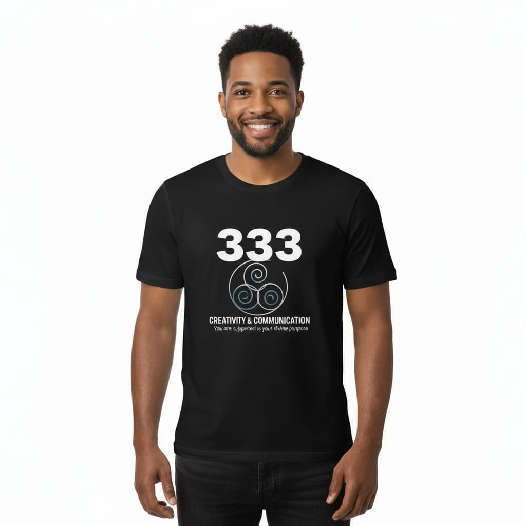 333 Angelic Number Unisex classic tee Black