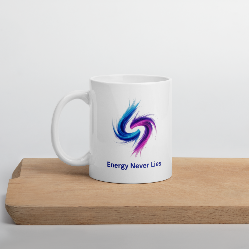 Energy Never Lies Mug White