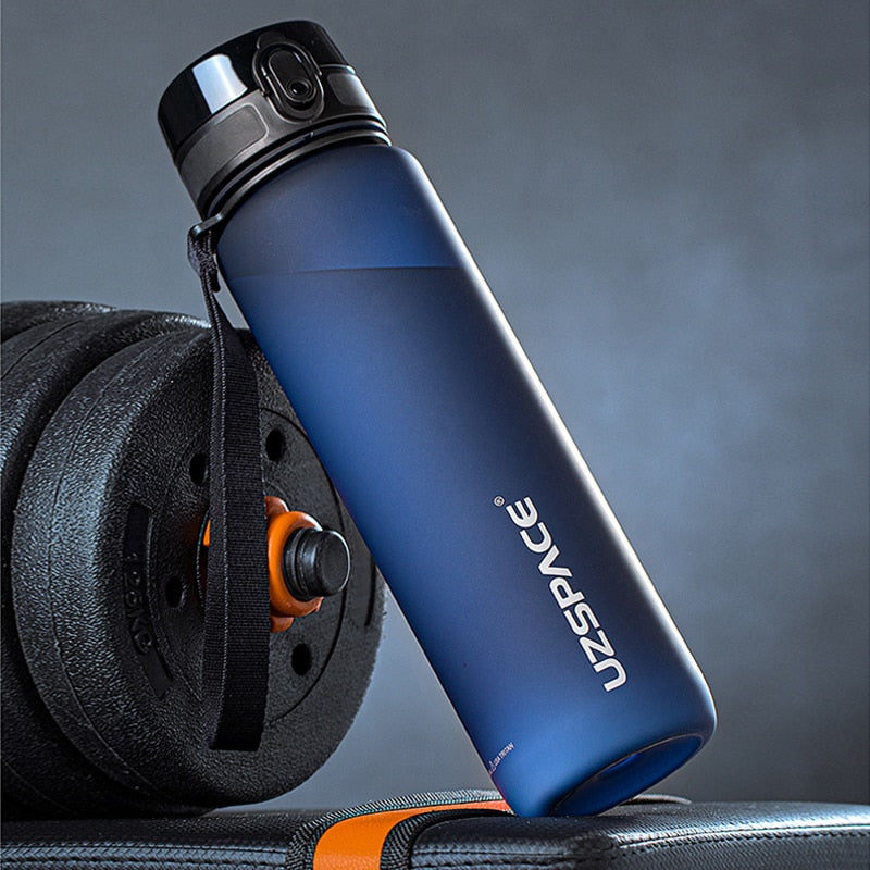 New 500/800/1000ml Sports Water Bottle BPA Free Portable Leak-proof Shaker bottle Plastic Drinkware Tour Gym Free Shipping items