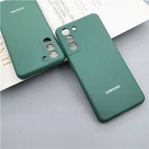 Samsung Galaxy S21 Ultra Plus 5G S21FE Case Silky Silicone Cover For S21+ S21Plus S21Ultra Full Protective Mobile Phone Shell