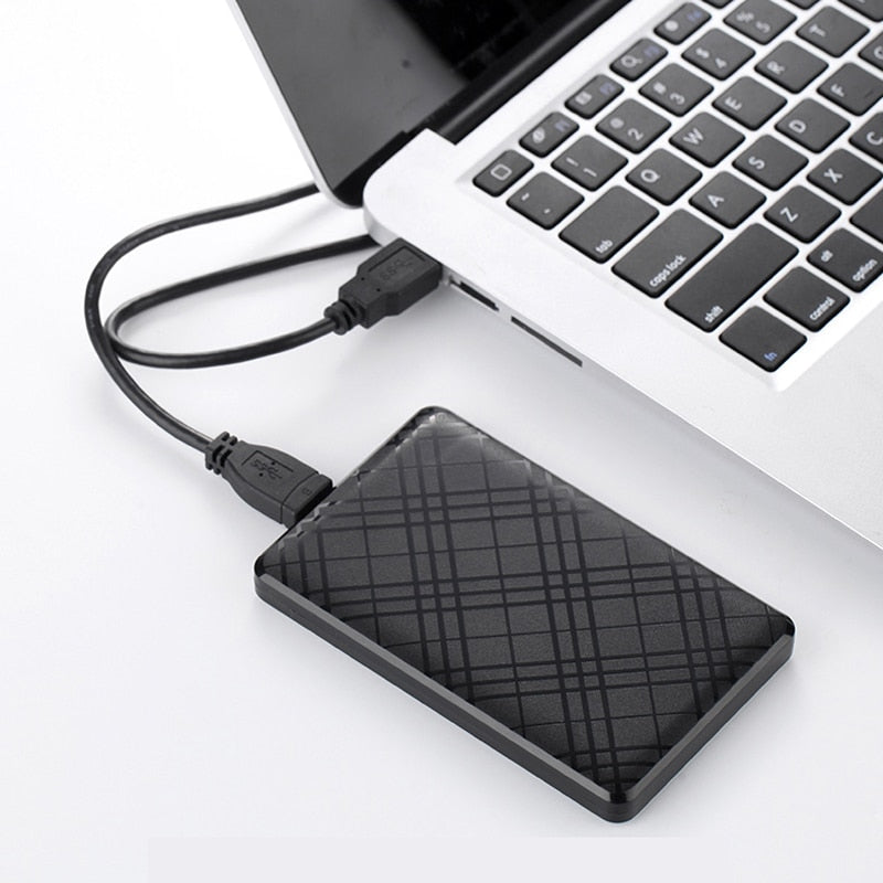 T43 Case Hd Externo USB 3 0 For 2.5 Inch SATA2 3 Hard Drive Box Mobile HDD Case With Cable Support 6TB High Speed HDD Enclosure