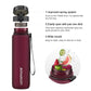 New 500/800/1000ml Sports Water Bottle BPA Free Portable Leak-proof Shaker bottle Plastic Drinkware Tour Gym Free Shipping items