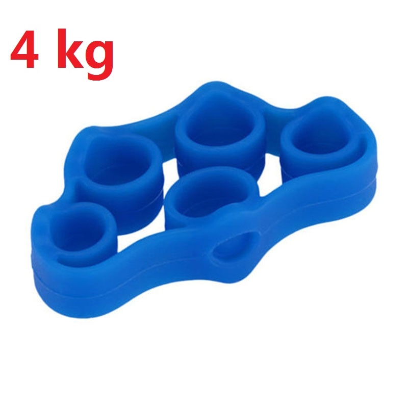 Hand Grips Silicone Finger Strength Exerciser Trainer Strengthener Portable  Fitness Equipment Grip Resistance Band Gripper NEW