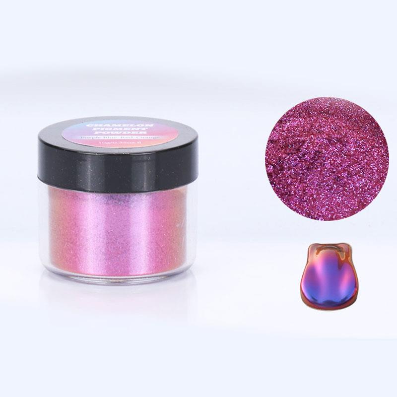 12 Colors 5g Chameleon Powder Epoxy Resin Colorant Makeup Bath Bomb Soap Candle Making Powder Pigment Resin DIY Jewelry Making