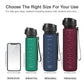 New 500/800/1000ml Sports Water Bottle BPA Free Portable Leak-proof Shaker bottle Plastic Drinkware Tour Gym Free Shipping items