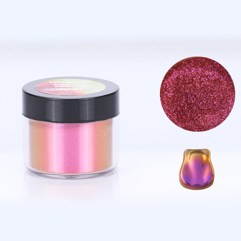 12 Colors 5g Chameleon Powder Epoxy Resin Colorant Makeup Bath Bomb Soap Candle Making Powder Pigment Resin DIY Jewelry Making