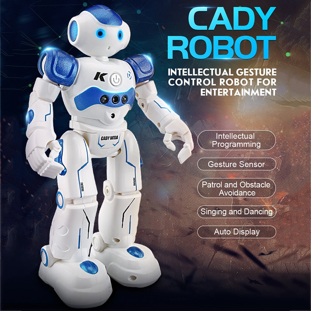 JJRC R2 R11 RC Robot CADY WILI Smart Toy Intelligent Programing Education Music Dance Robots Auto Follow Gesture Control Toys