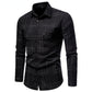 FEGKZLI Men's Casual Plaid Cotton Shirts Long Sleeve Spring Summer Fashion Buttons-up Tops Shirts Homme Mens Dress Shirts