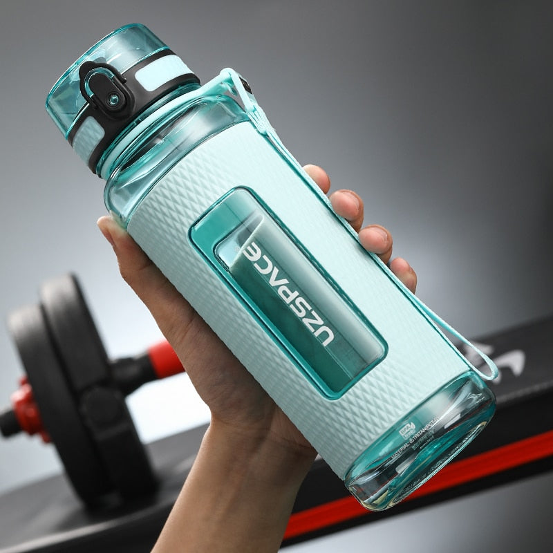 Sports Water Bottles Gym Leak-proof Drop-proof Portable Shaker Outdoor  Travel Kettle Plastic Drink Water Bottle BPA Free