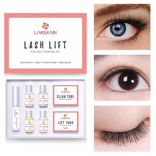 Lakerain New Lash Lift Kit Eyelash Lifting Lash Lifting Lashes Curl Eyelash Perm Eyelash Growth For Salon Home Use Dropship