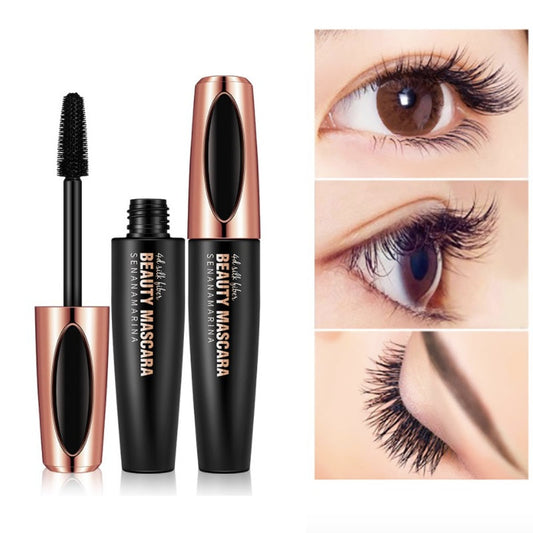 Waterproof Rimel 4D Silk Fiber Lash Mascara Effet Faux Cils Rimel Macara Lengthens Eyelash Growth Lash Lift Bulklash