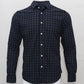 Man fashion cro codile plaid striped shirt male long sleeve dress shirts 100% cotton hombre chemises homme
