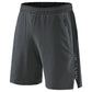 Men Run Shorts Patchwork Training Shorts Zipper Pockets Gym Sports Quick Dry Short Casual 2022 New Summer Fitness Shorts