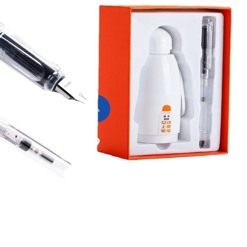 AUTOMATIC PEN  Automatic Ink Pen Automatic Ink Fountain Pen Office Student Writing Practice Pen