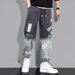 Streetwear Hip Hop Cargo Pants Men's jeans Cargo Pants Elastic Harun pants Joggers Pants 2022 Autumn and Winter