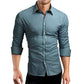 2022 Spring Plaid Shirt Men Long Sleeves Slim Fit Dress Shirt Men's Casual Shirt Fashion Brand Camisa Social Masculina