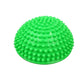 16cm Yoga Ball PVC Inflatable Massage Point Half Fit Ball Balance Trainer Stabilizer GYM Pilates Fitness Balancing Massage Ball